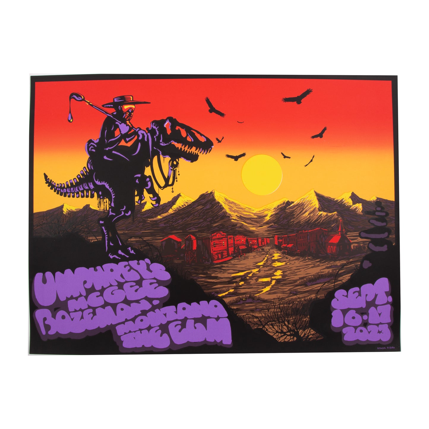 Bozeman, MT 2023 Poster by Richard Biffle