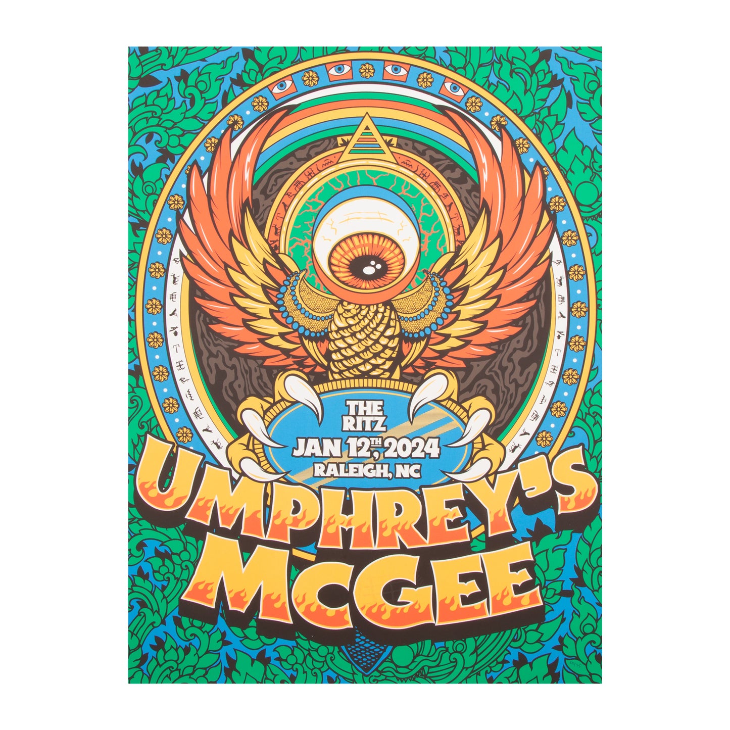 Raleigh, NC 2024 Poster by Dave Caron