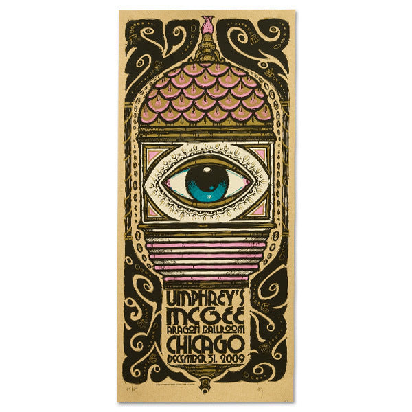 Umphrey's McGee - 12/31/2009 Aragon Ballroom Commemorative Poster