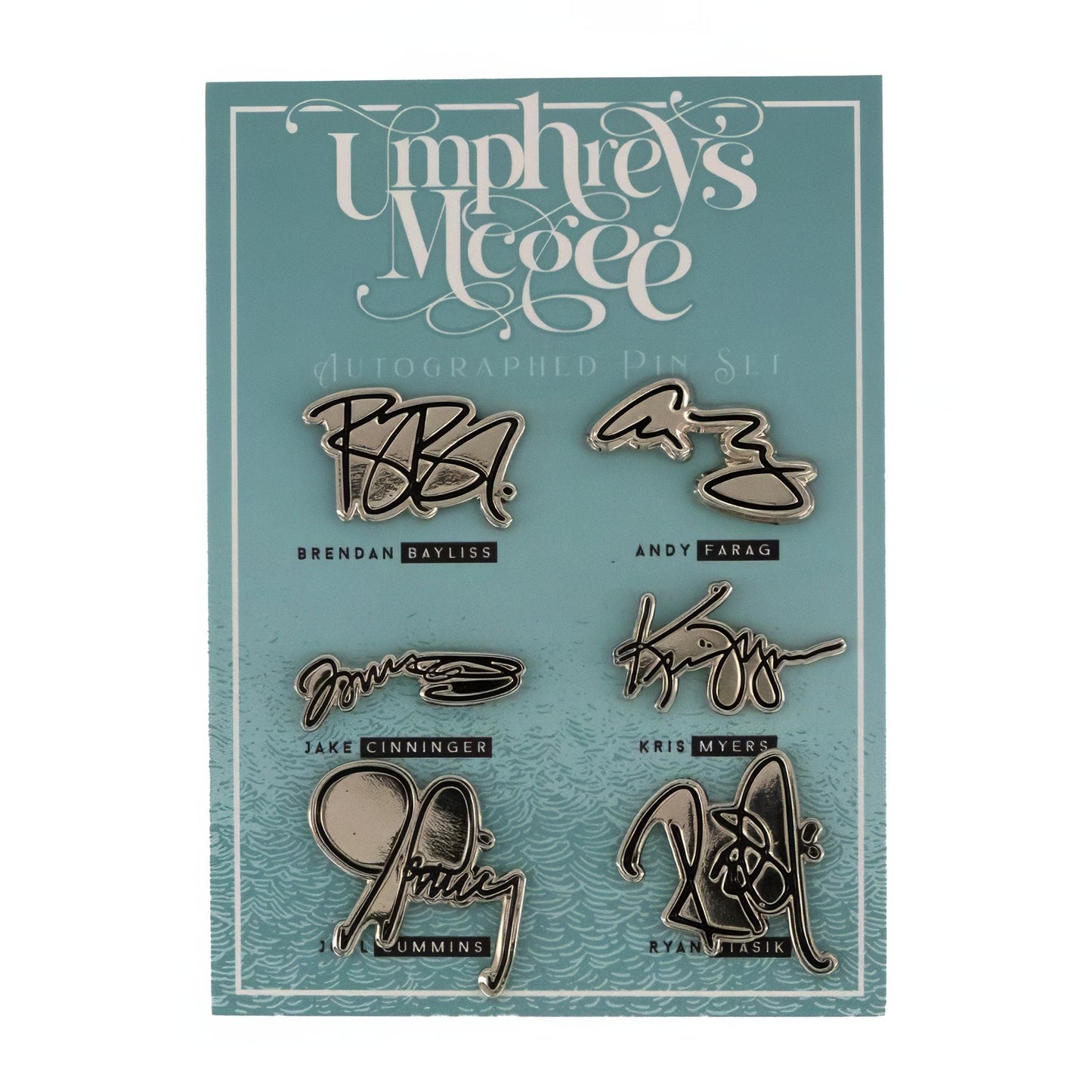 Limited Edition UM Autograph Pin Set