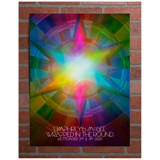 Wrapped in the Round Foil Poster by Baker Prints