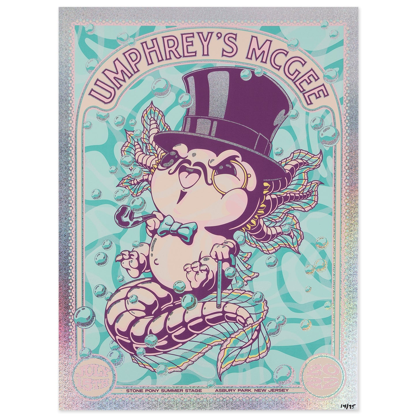 Stone Pony Summer Stage Asbury Park, NJ Poster by Bioworkz