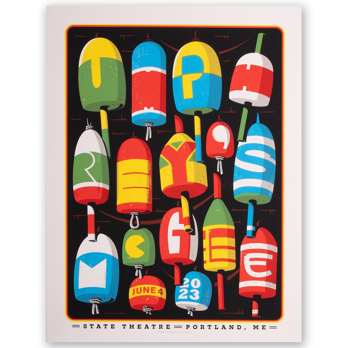 Portland, ME 2023 Poster by Mike Tallman at Add Noise Studios