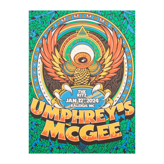 Raleigh, NC 2024 Poster by Dave Caron