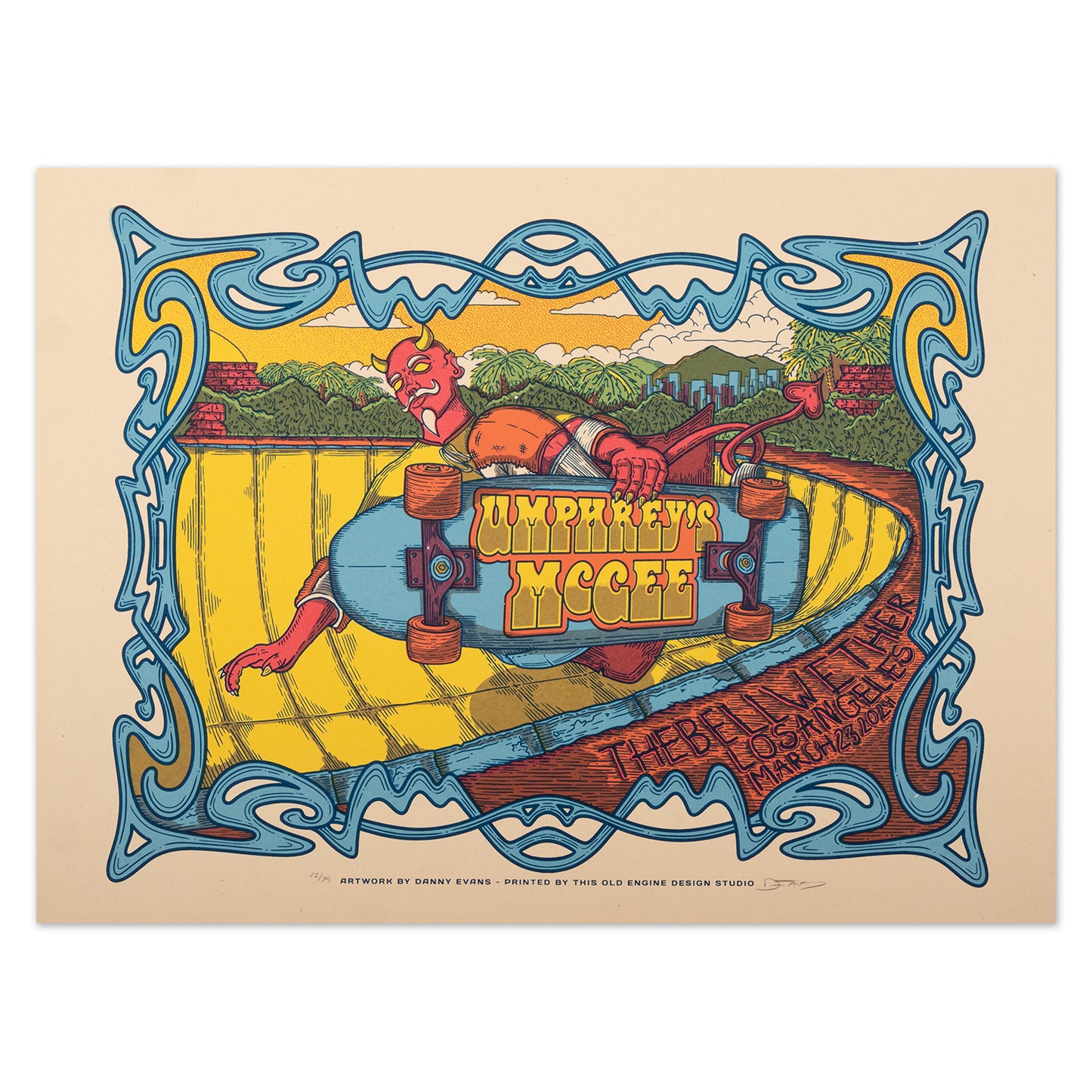 Los Angeles, CA 2024 Poster by This Old Engine