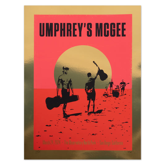 San Diego, CA 2024 Foil Poster by Tom Shaw