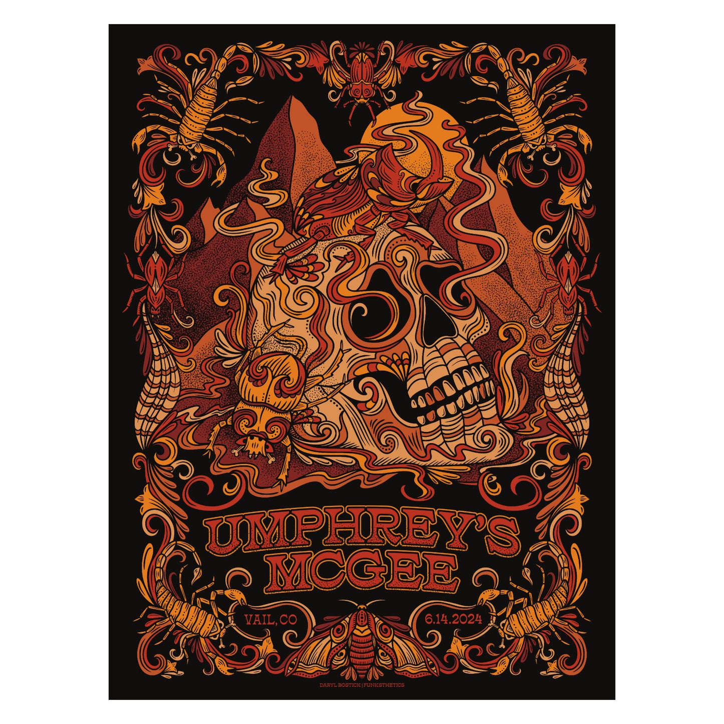 Vail, CO 2024 Poster by Daryl Johnson of Funksthetics