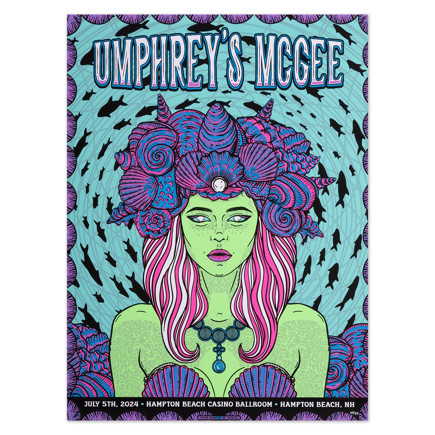 Hampton Beach, NH 2024 Poster by Art Satisfied