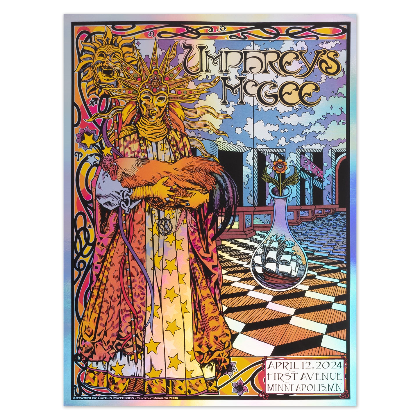 Minneapolis, MN 2024 Night One Poster by Caitlin Mattison