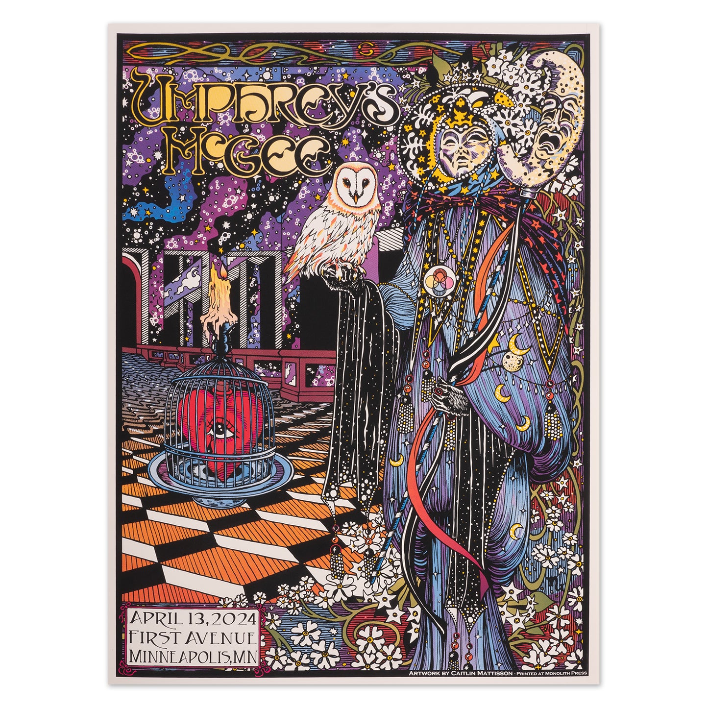 Minneapolis, MN 2024 Night Two Poster by Caitlin Mattison