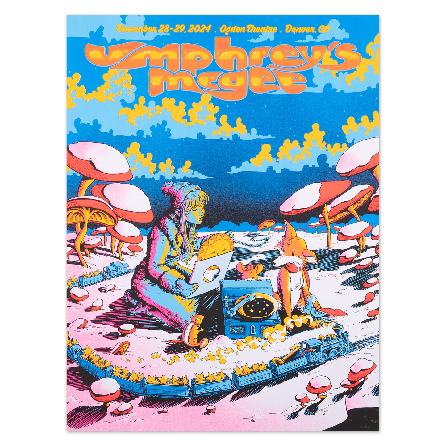 Denver, CO Ogden Theatre 2024 Poster by James Flames