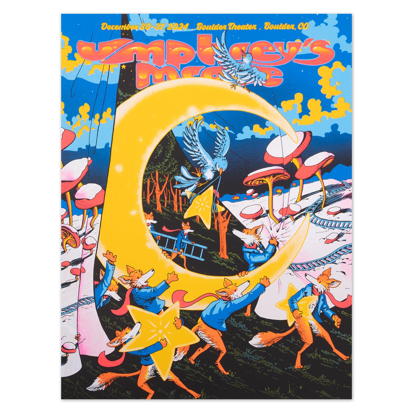 Denver, CO Boulder Theater 2024 Poster by James Flames