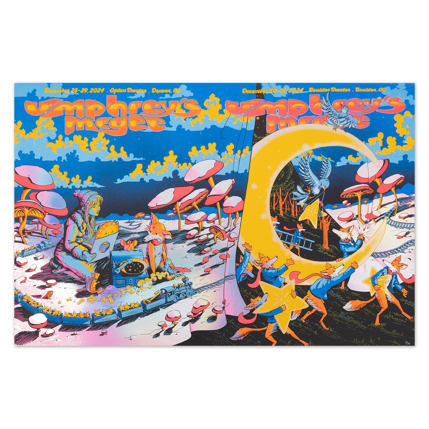 New Year's Run 2024 Diptych by James Flames