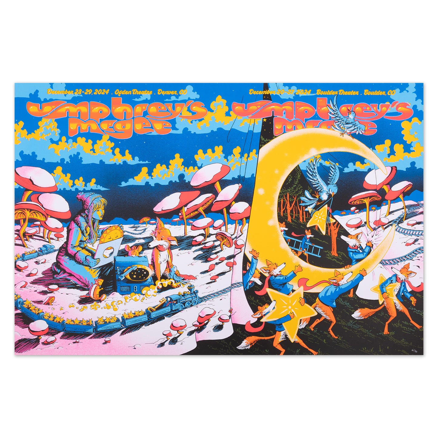 New Year's Run 2024 Diptych by James Flames