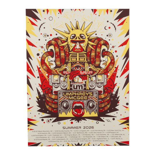 Summer Tour 2026 Poster by Brandon Trammel