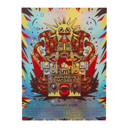 Summer Tour 2026 Poster by Brandon Trammel