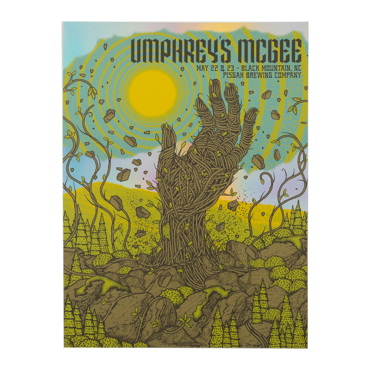 Black Mountain, NC 2026 Poster by Justin Helton