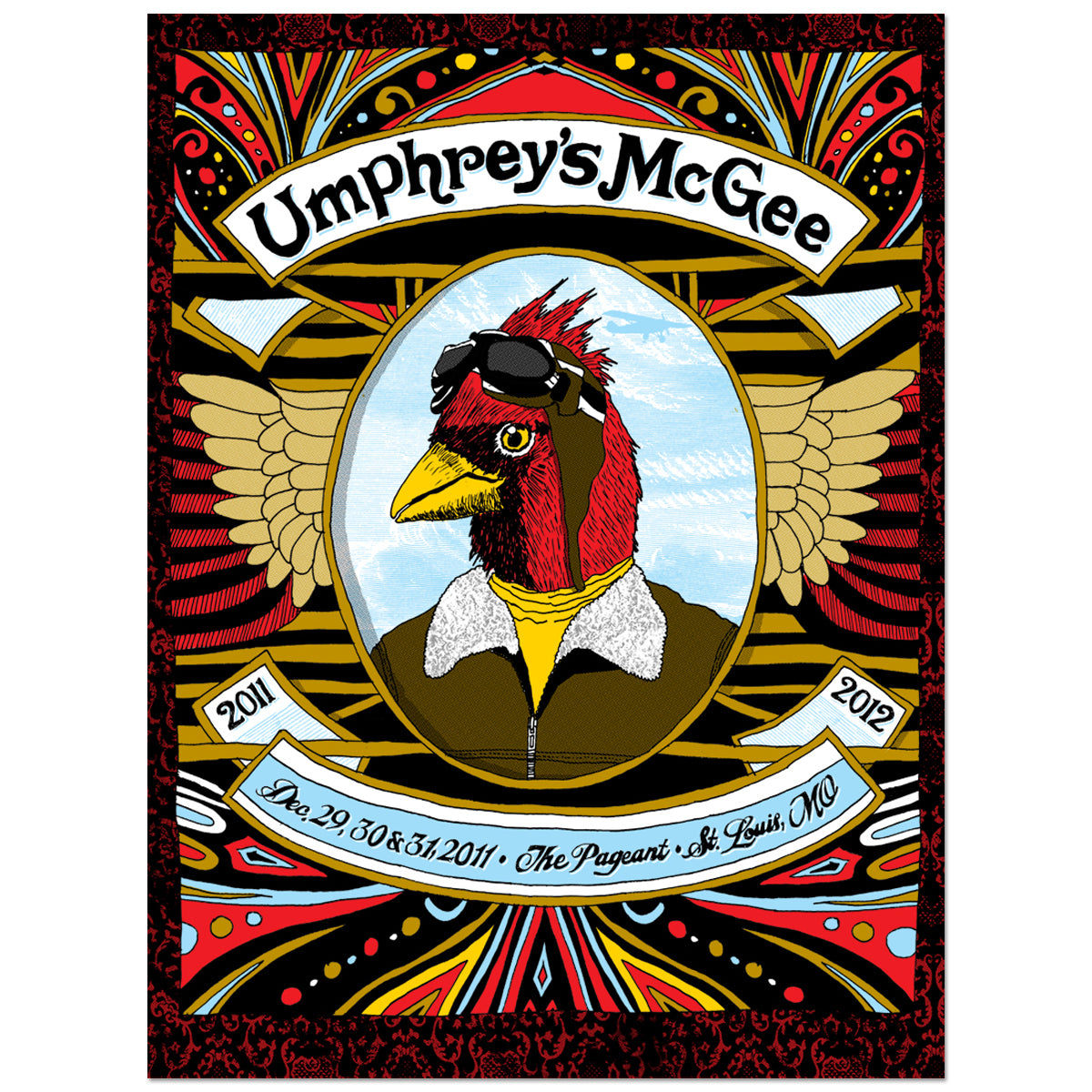 Umphrey's Mcgee NYE 2011/2012 Poster