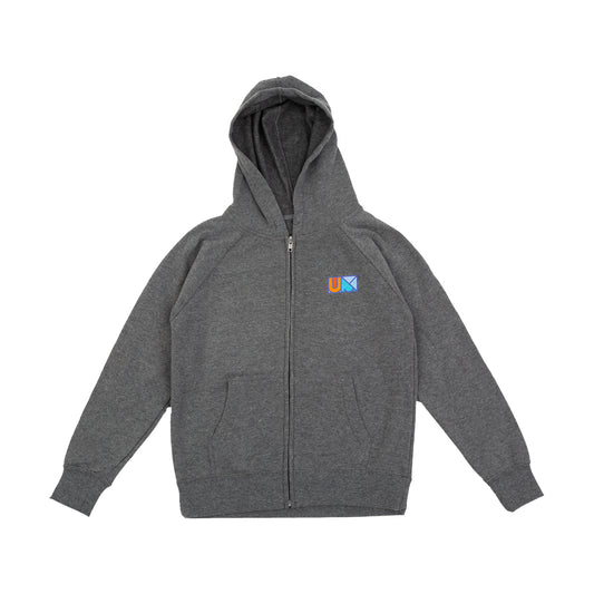 Youth Geoblock Zip Up Hoodie