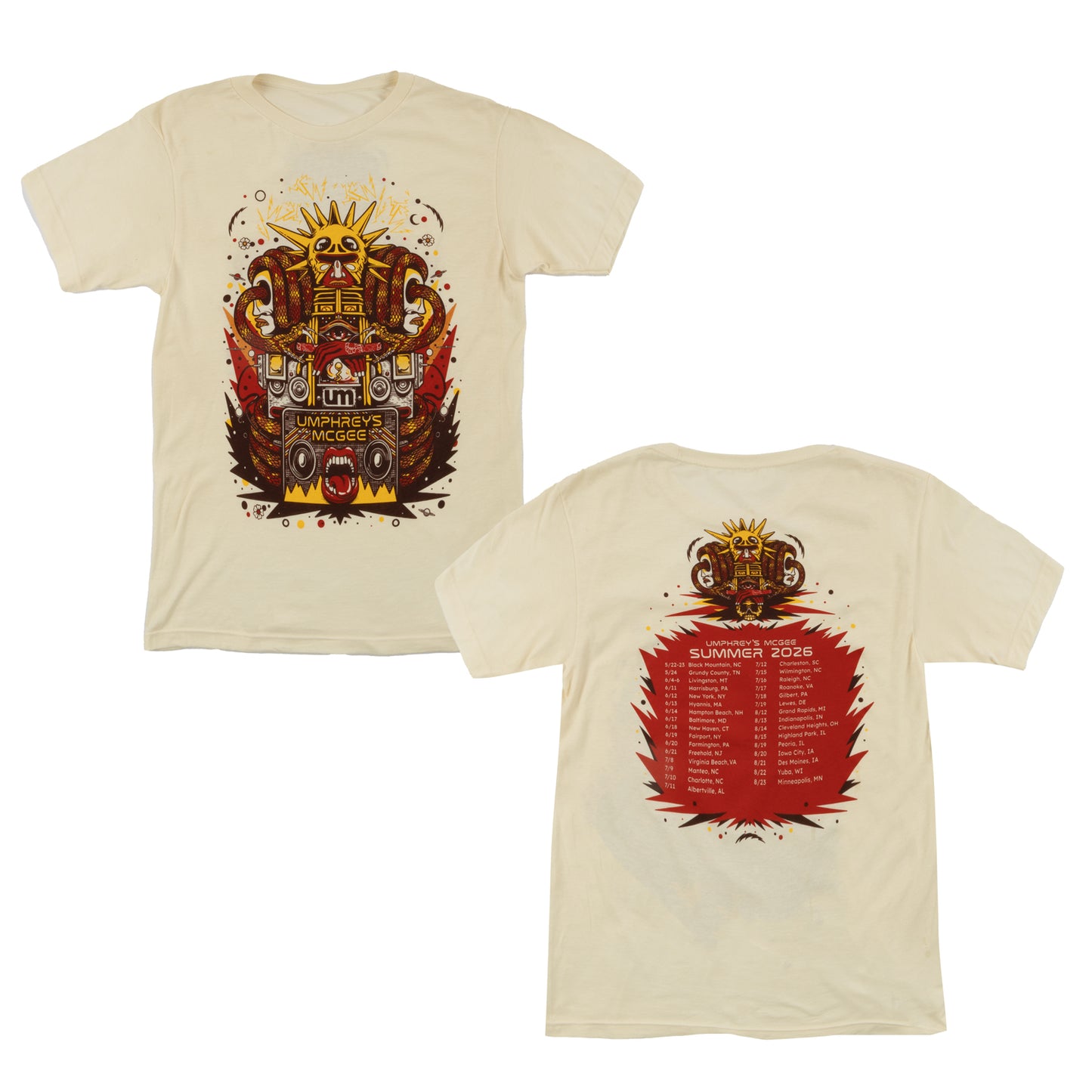 Sun Snake 2026 Summer Tour Tee